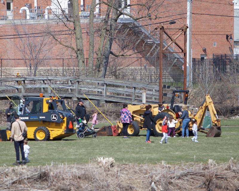 Touch a truck at Clark Island Recreation area on Saturday, April 12, 2025 in Batavia.