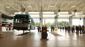 Photos: River Valley Metro cuts ribbon on new bus maintenance facility