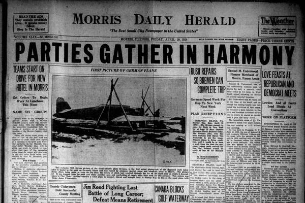 Historical covers for April 20: Parties Gather in Harmony