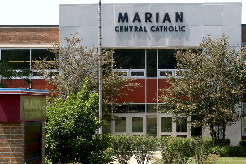 Marian Central Catholic High School is photographed on Friday, July 13, 2018, in Woodstock.