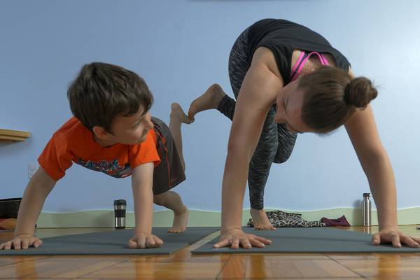 Yorkville Library offers yoga for moms and toddlers 
