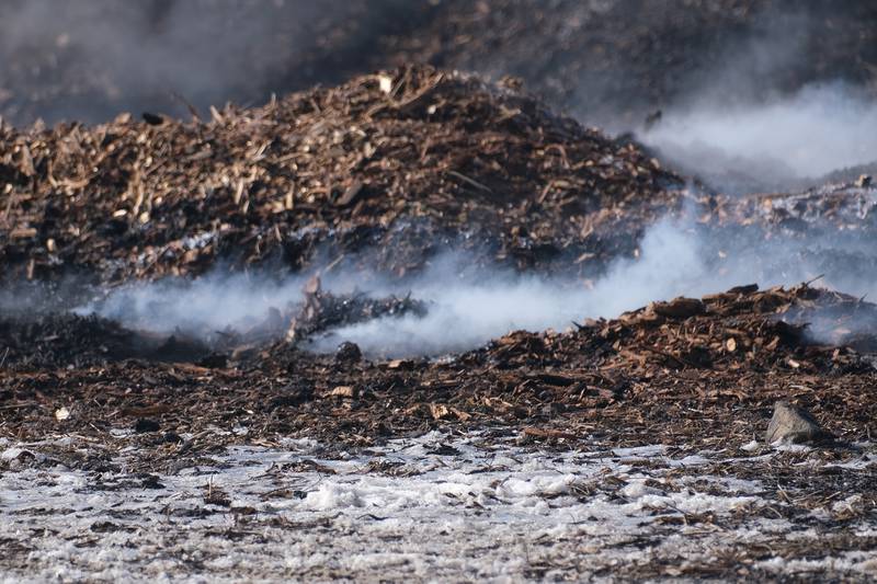 Photos Mulch Fire in New Lenox Shaw Local