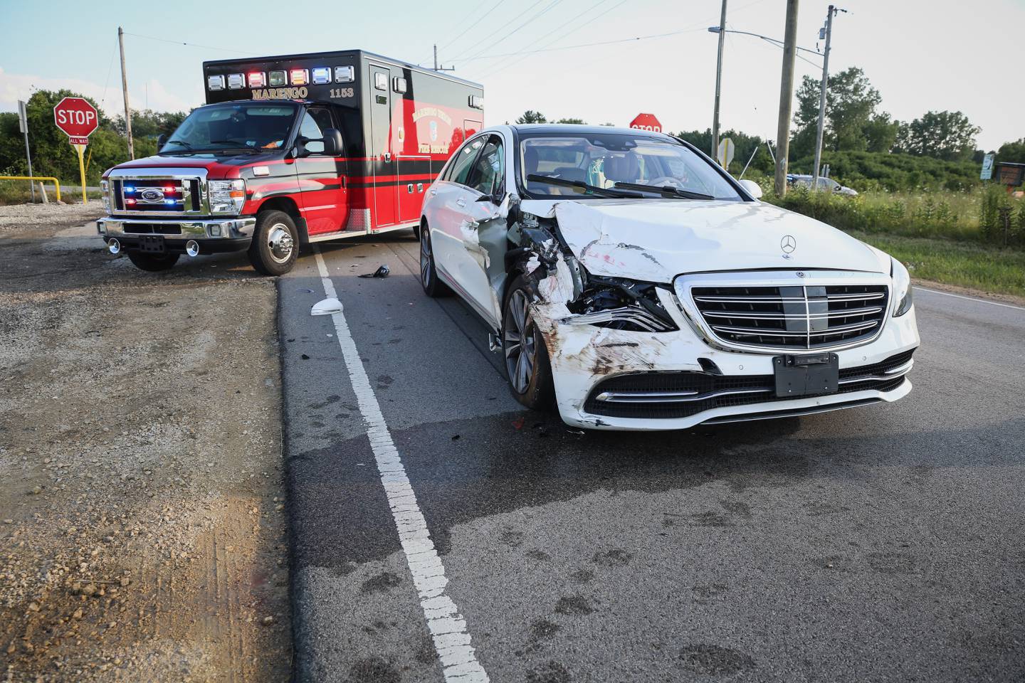 Marengo crash involving horse trailer sends two to hospital Shaw Local
