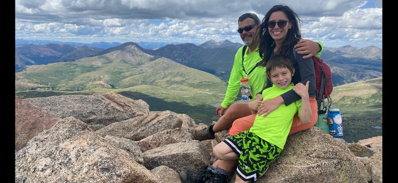 James Smith climbed Mount Bierstadt with his daughter and grandson. He's back to climbing mountains following a three-graft coronary artery bypass at Northwestern Medicine McHenry Hospital.