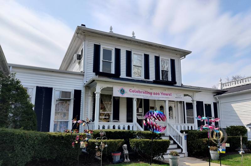 The Little Traveler, celebrating its centennial, is home to The Atrium Café in downtown Geneva.