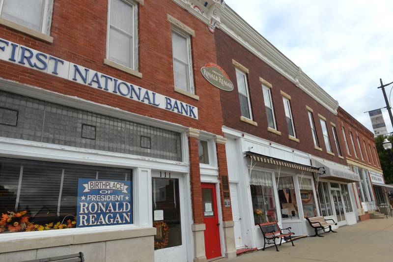 Ronald Reagan's Birthplace and Museum is located in the 100 block of South Main Street in Tampico.