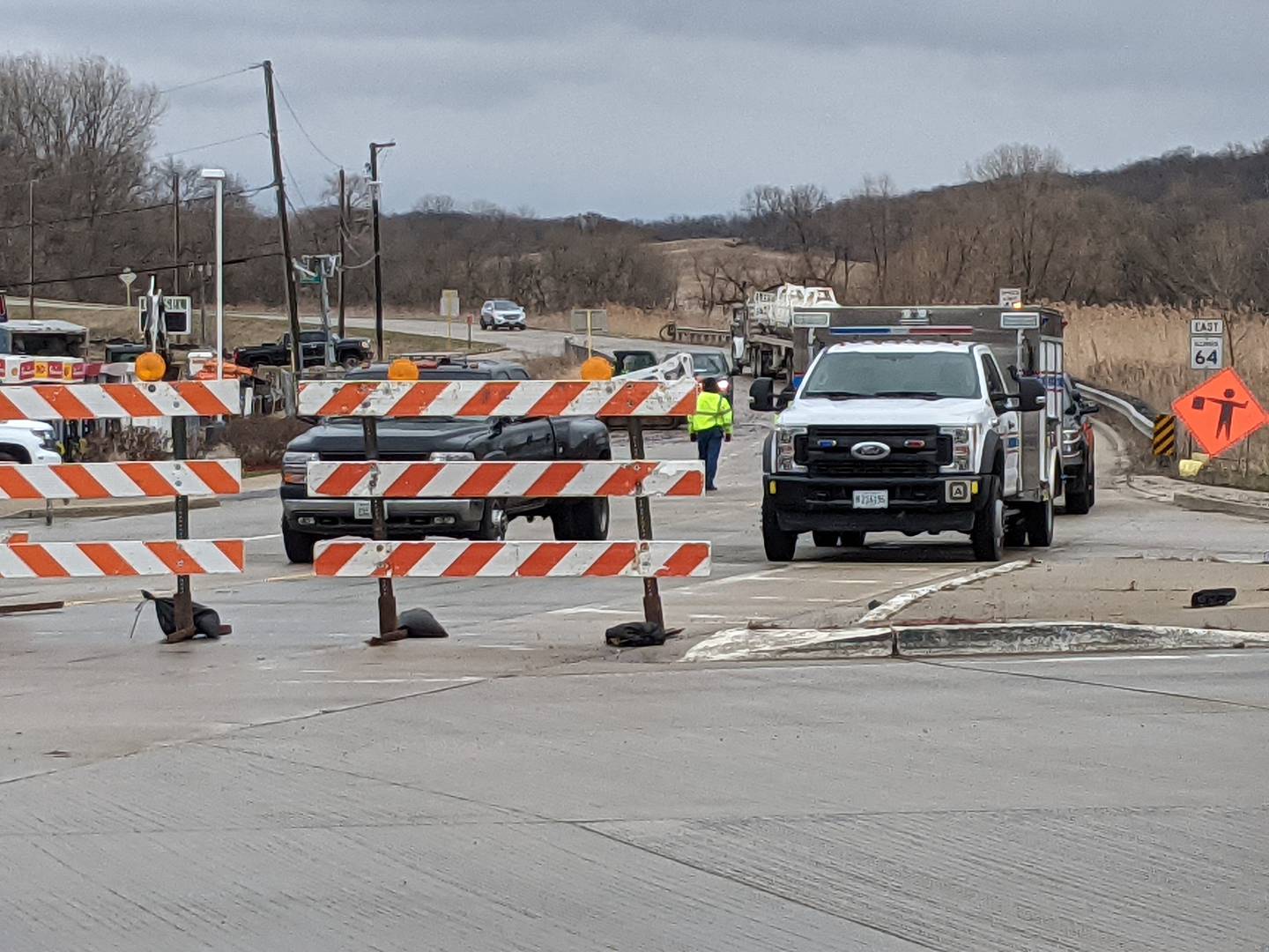 Officials for the Illinois Environmental Protection Agency continue to assess the damage done to the environment after nearly 8,000 gallons of gasoline on Wednesday leaked from the Shell gas station at the intersection of routes 64 and 47 in Lily Lake.