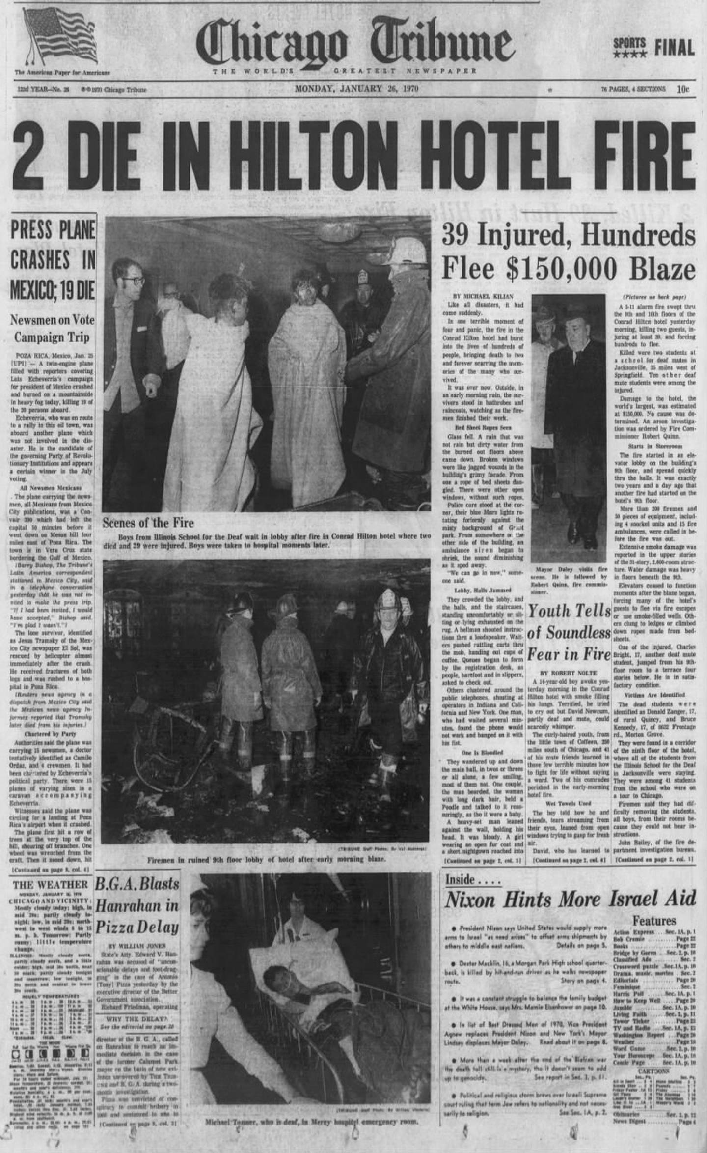 Chicago Tribune, Jan. 26, 1970