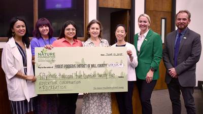 Will County forest district gets $59,000 donation for conservation, education efforts