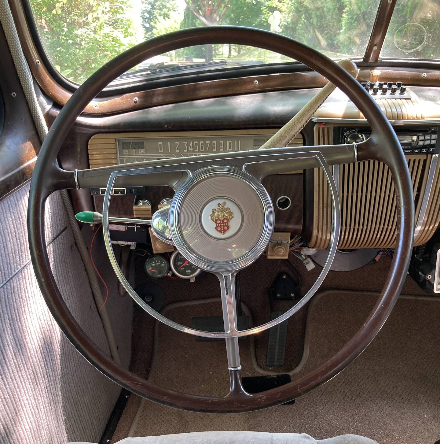 Photos by Steve Rubens - 1941 Packard 120 Steering Wheel