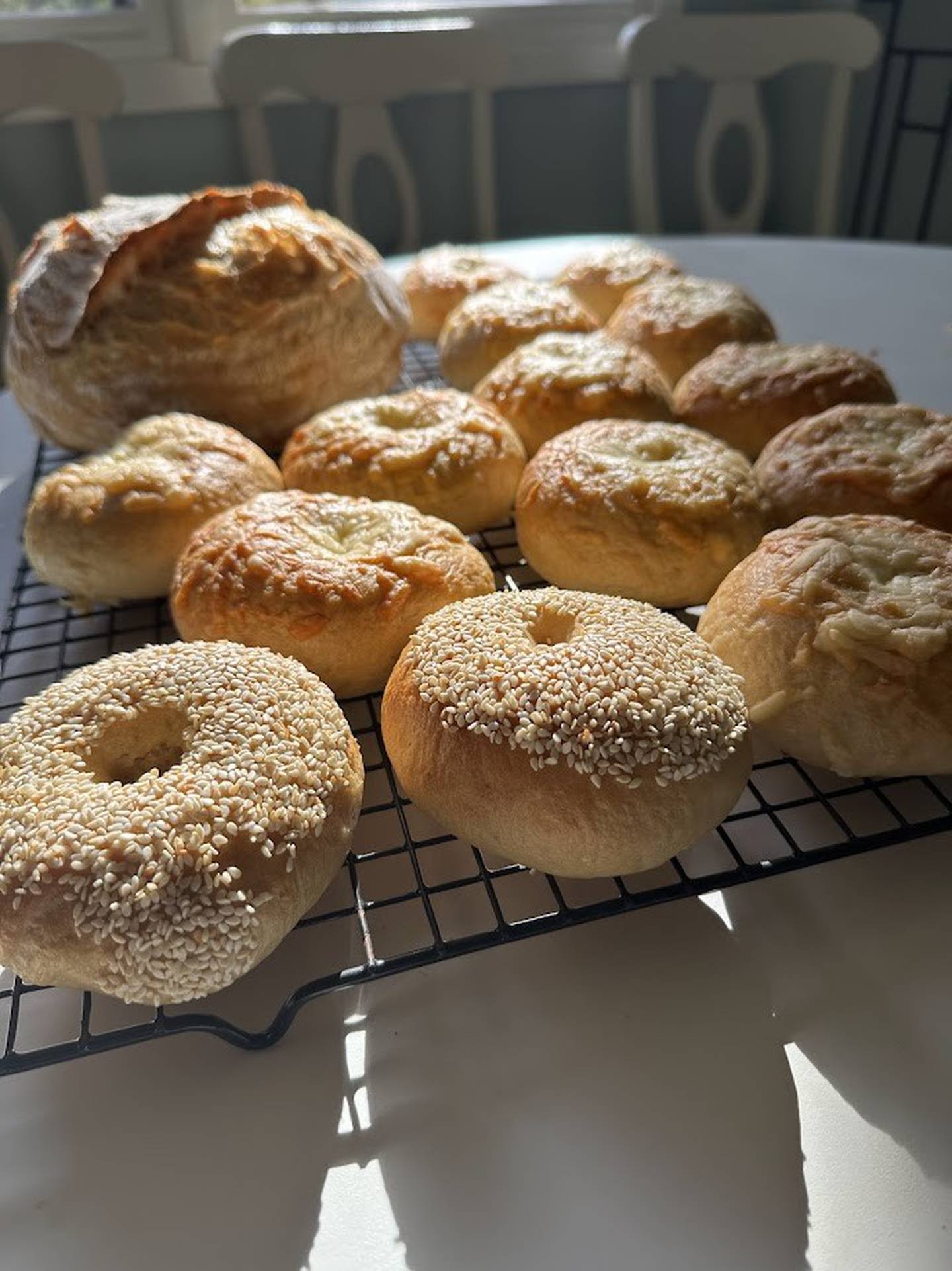 Blue Heron Bagels is a home kitchen, cottage food business in Shorewood that crafts gourmet sourdough bagels by hand each week.