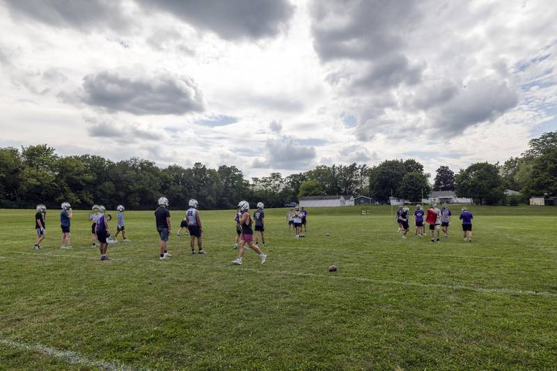 The weather was just about perfect for Dixon players to hit the gridiron Monday, Aug. 12, 2024 for first day of practice.