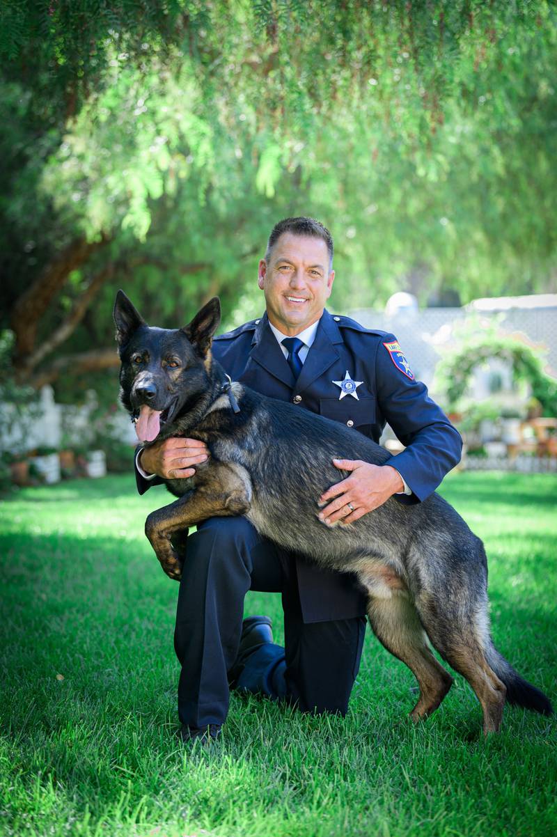 The Lake County Sheriff’s Office has announced the retirement of K-9 Dax, shown here with his handler, Deputy John Forlenza.