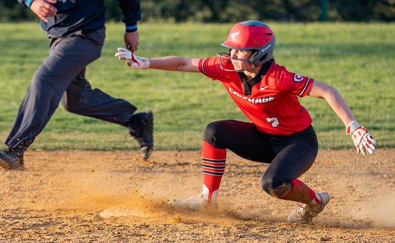 Carthage College sophomore Bella Spittler, a Richmond-Burton graduate, led the Firebirds in six other offensive categories this spring, including batting average, hits and runs.