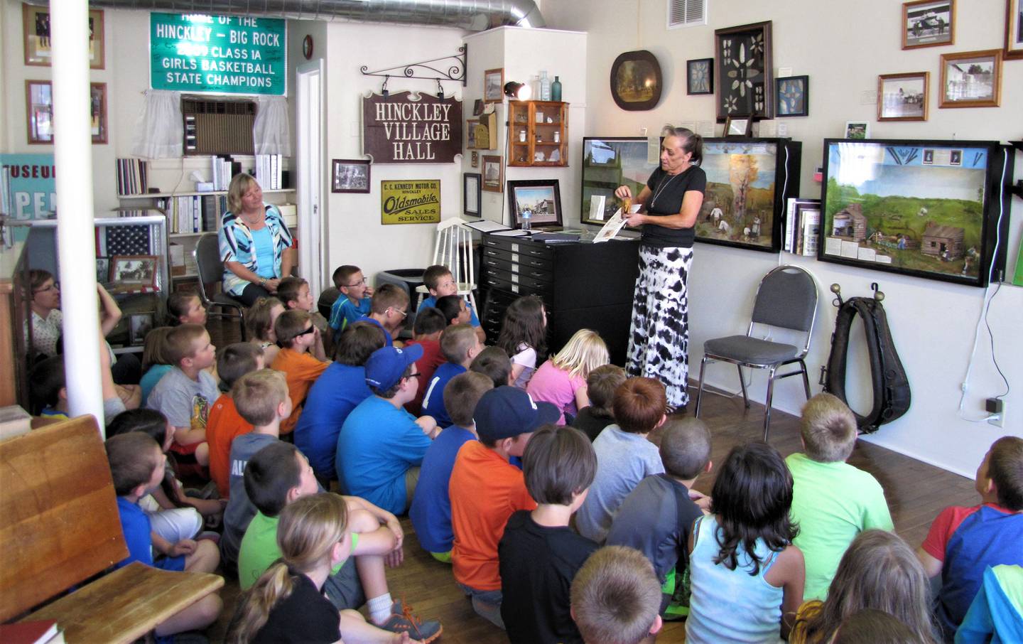 The Hinckley Historical Society museum, which is open for attendees to learn more about the history of the Village of Hinckley and surrounding townships.