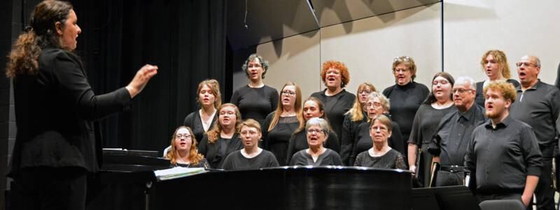 The Illinois Valley Community College Choir welcomes new voices to join as spring rehearsals get underway. Comprised of college students and community members who enjoy making music, the choir stages public performances each semester.