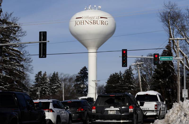 The village of Johnsburg hoped to build another water tower to serve a proposed development near city hall, as well as its downtown area. Those plans are on hold, as developer Redwood Homes has paused on its Johnsburg project.