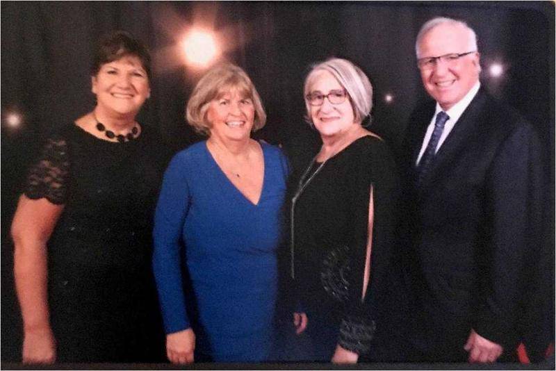 From left: Rita Weiss (friend of Nami Will-Grundy), Teena Mackey, Terri King and State Sen. Pat McGuire, D-Joliet.