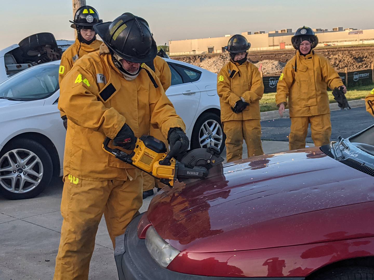 Those in the Oswego Fire Protection District’s Citizen Fire Academy participated in a vehicle extrication exercise on May 14, 2026.
