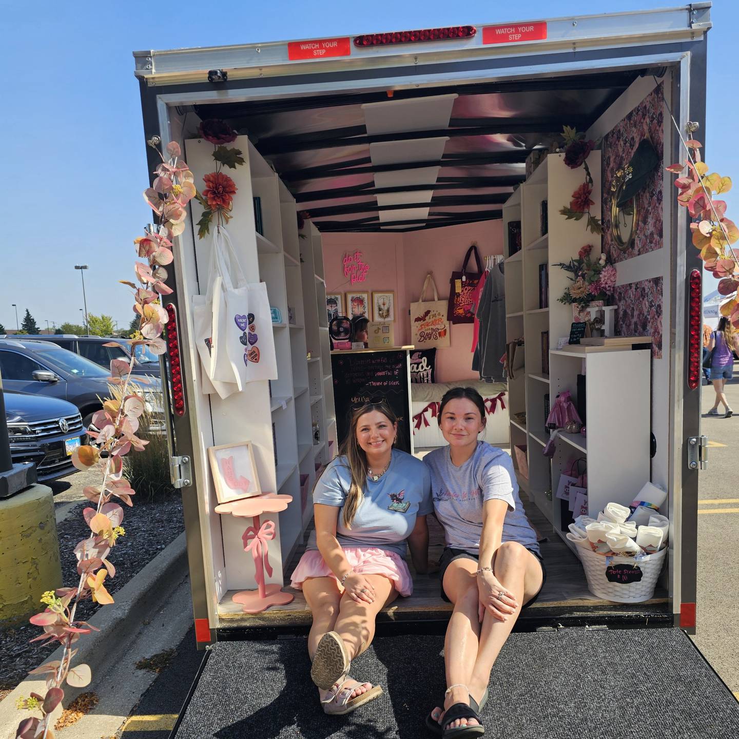 Cassi Hunn and Jacquee McLeod are the driving force behind mobile bookstore Here for the Plot. The McHenry County friends started the business in September, bringing books and pop-up events to readers around the area.