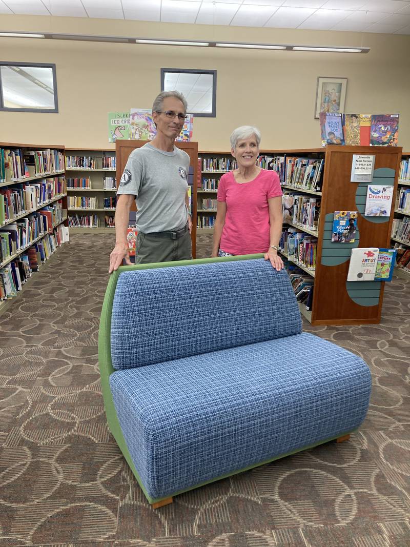 The Princeton Public Library has thanked the Friends of the Princeton Public Library for covering the cost to repair a worn piece of library furniture.