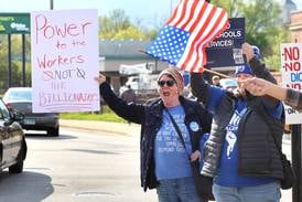 Photos: May Day rally held in DeKalb to advocate for workers rights amid rising costs
