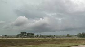 Storm with 40 mph wind, hail moving through La Salle County