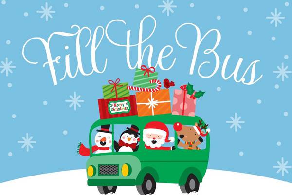 Fill the Bus Toy Drive rescheduled for Wednesday
