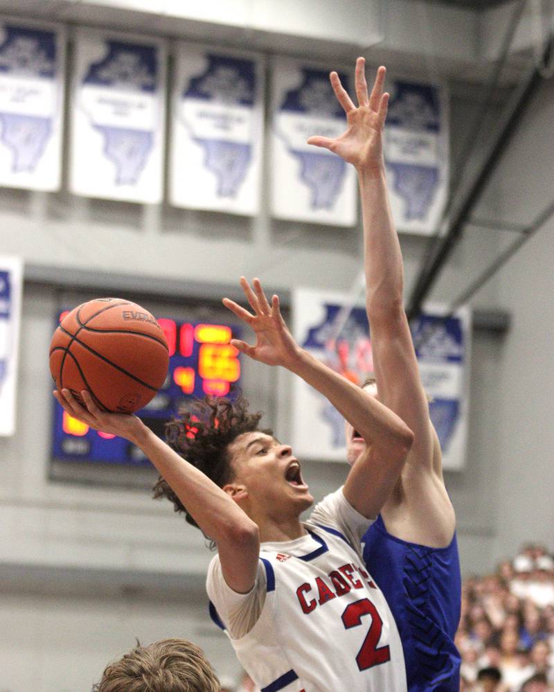 Burlington Central’s Marmion Academy’s in IHSA Class 3A Sectional title game action at Burlington Central High School Friday night.