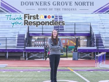 Downers Grove North athletic trainer Katie Dobersztyn uses psychology of injuries to help athletes