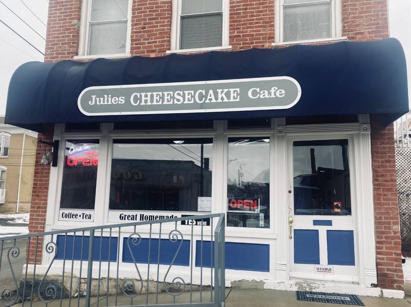 Julies Cheesecake Cafe is located at 511 Liberty St. in Morris.