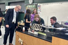 State superintendent visits Dimmick School