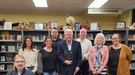 Princeton Elementary School Board honors Steve Bouslog for 28 years of service