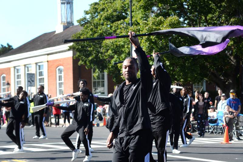 The South Shore Drill team performed in the parade during the Autumn on Parade festival Sunday, Oct. 6, 2024 in Oregon.