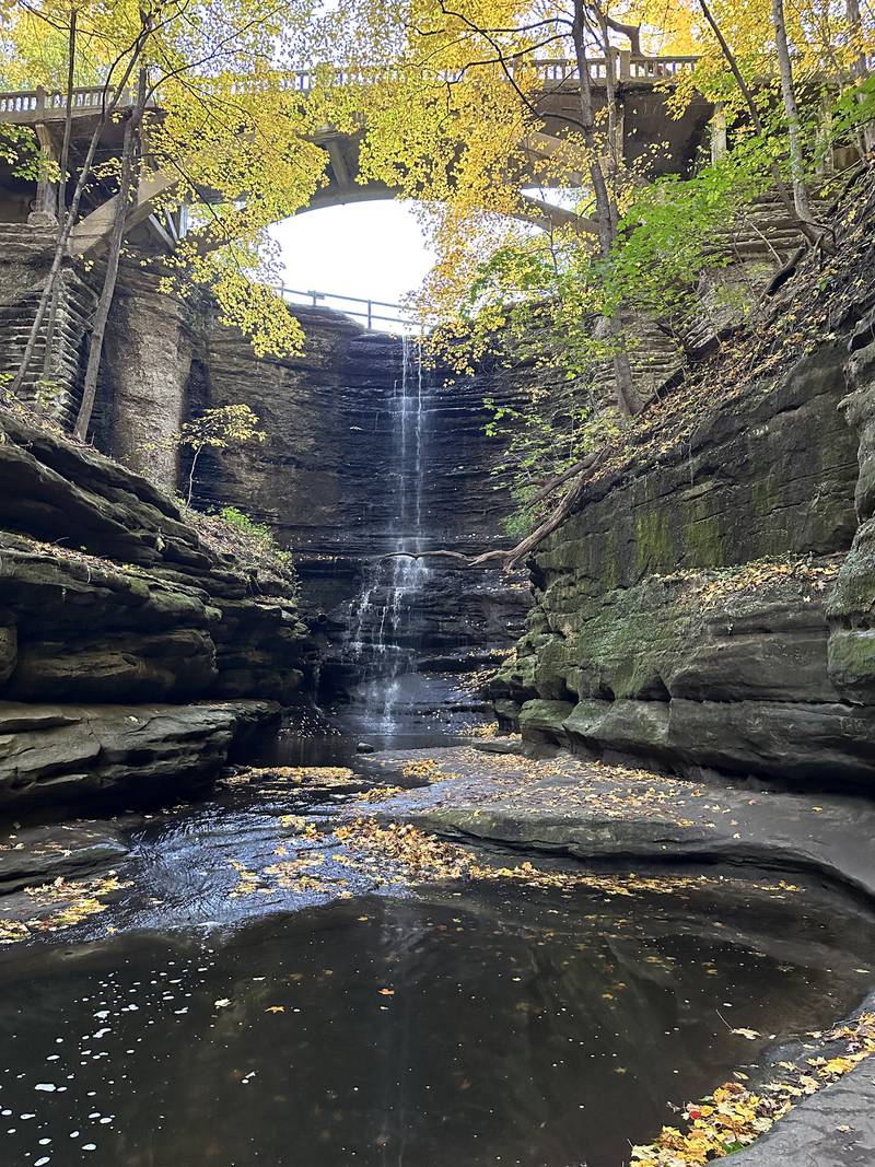 A view of the Lake Falls on Sunday, Oct. 22, 2023 at Matthiessen State Park.