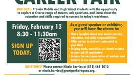 Grant Park Schools seeks professionals for Career Exploration Fair Feb. 13 