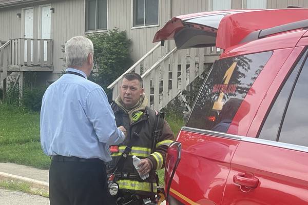 Kitchen fire in DeKalb apartment displaces several people; puppy rescued 