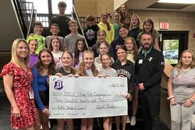 Reagan Middle School donates $320 to Dixon Family YMCA