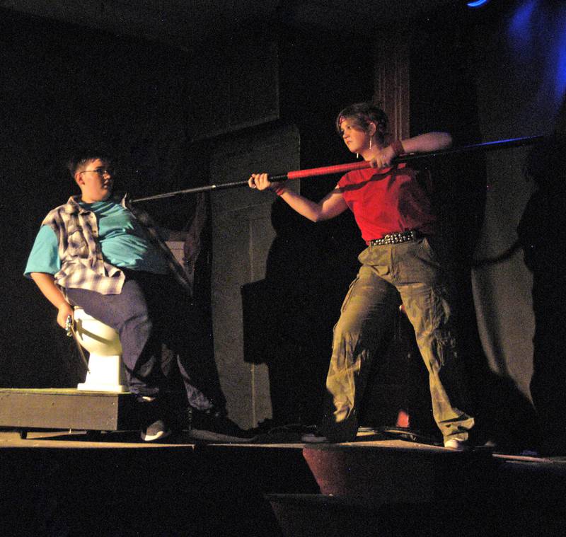 Actors from PACT begin their dress rehearsal on Wednesday, September 17, 2025. The Polo Area Community Theatre (PACT) is kicking off its 20th season with a production of The Lightning Thief: The Percy Jackson Musical. Performances will be held at the Old Polo Town Hall, now home to PACT, located at 117 N. Franklin Ave. Dates for the performance are September 19th ,20th and 26th at 7:00 and September 21st and 27th at 2:00.