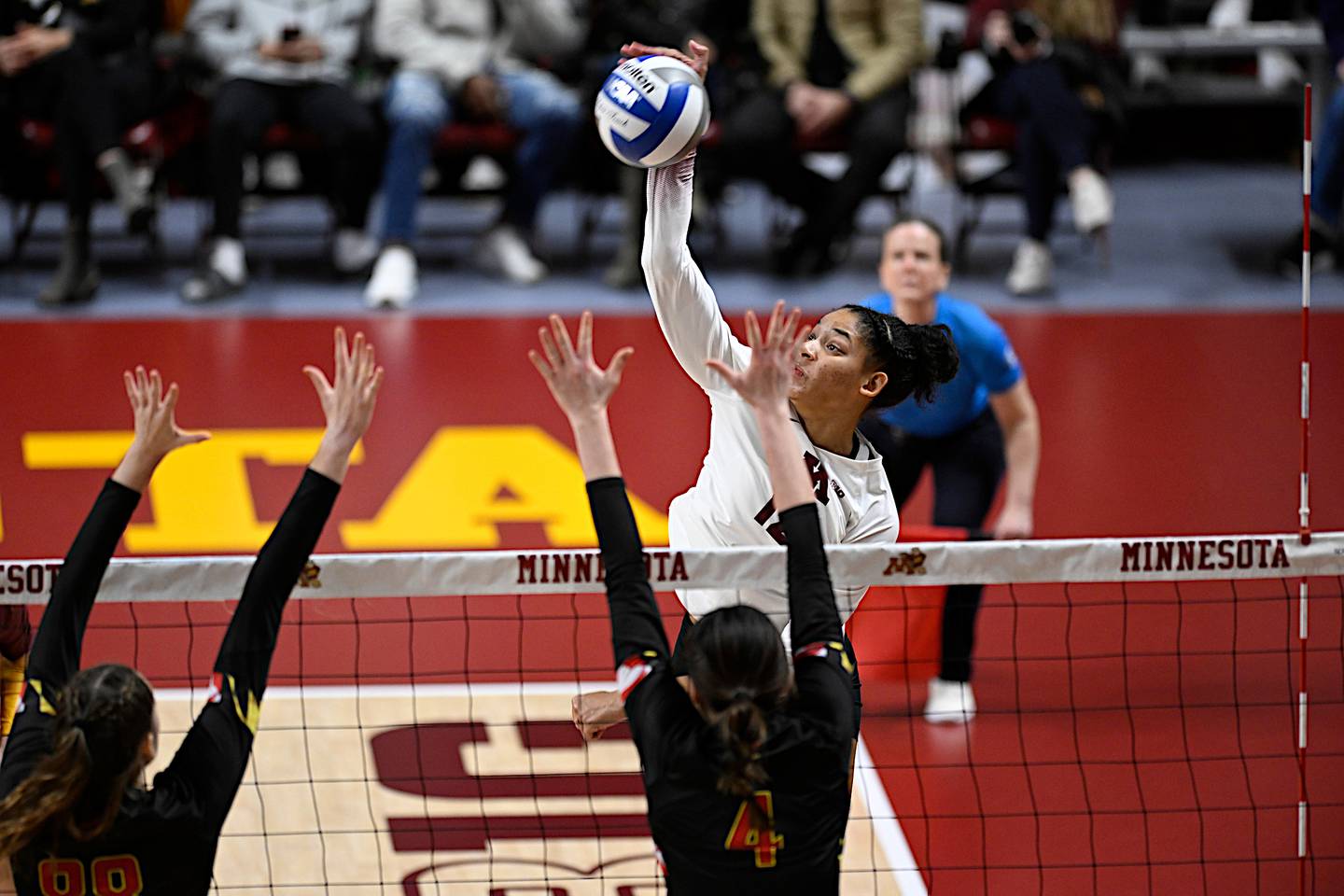 Taylor Landfair and Minnesota will play Ohio State in Austin, Texas, on Thursday in the Sweet 16 of the NCAA Tournament.