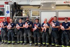 Baby boom at DeKalb Fire Department welcomes 8 little ones