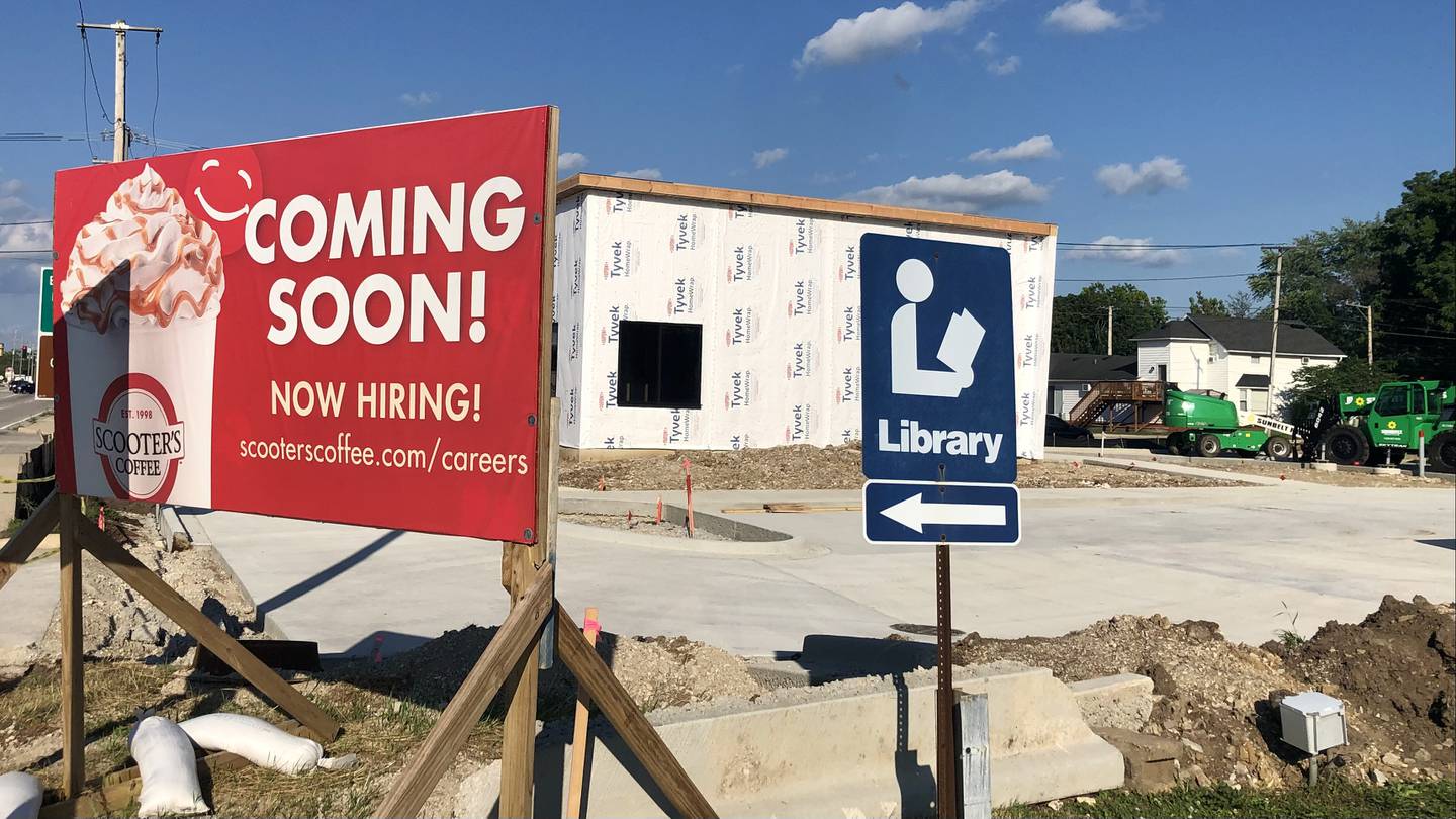 Scooter's Coffee is under construction at 15 W South St. in Plano.