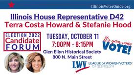 Glen Ellyn League of Women Voters plans candidate events