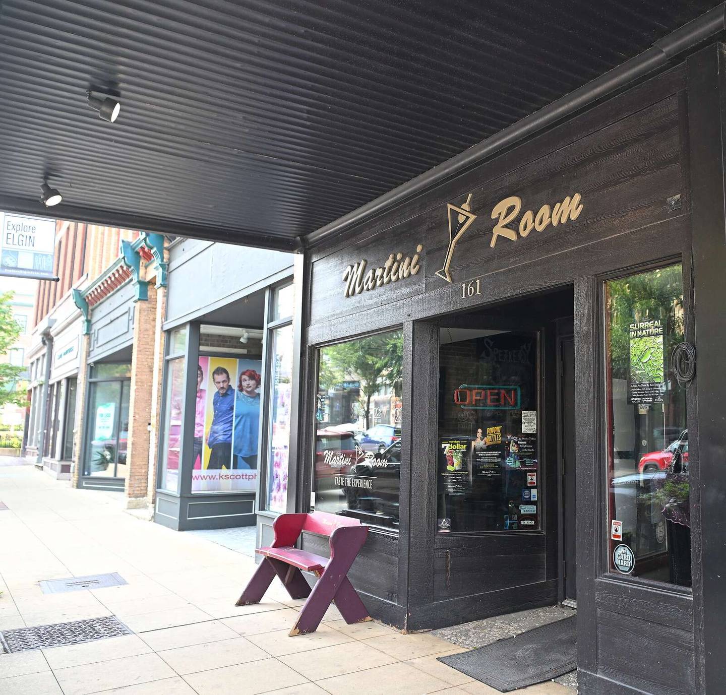 Martini Room, at 161 E. Chicago St., marks 20 years of serving up drinks in downtown Elgin.