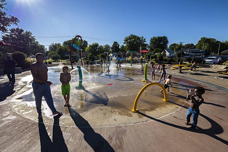 The PTO back to school fun day was held at Wooden and Wonderland and the splash pad Thursday, August 31, 2023 so lots of fun options were available.