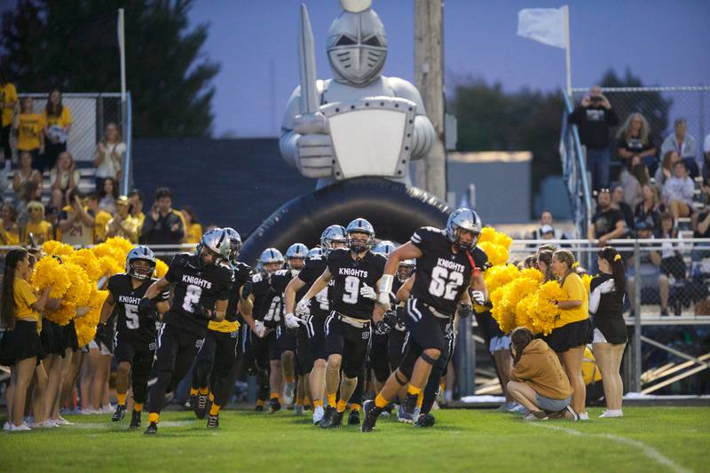 Kaneland takes the field against Ottawa  on Friday, Sept. 19, 2025 in Maple Park.
