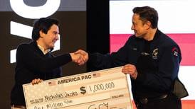 Wisconsin lawsuit seeks to ban Elon Musk from offering $1 million checks to voters