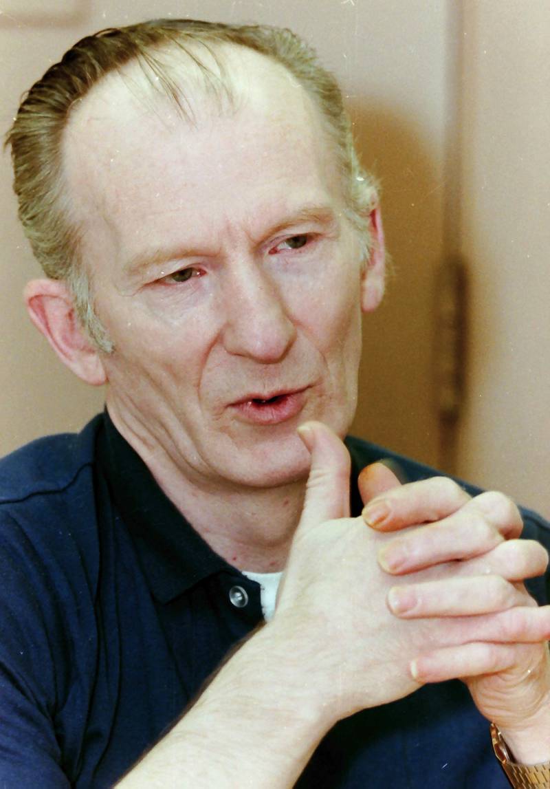 A photo of Chester Weger during an interview with the La Salle NewsTribune in the 1990's. Weger passed away on June 22, 2025. This photo found in the La Salle NewsTribune archives.
