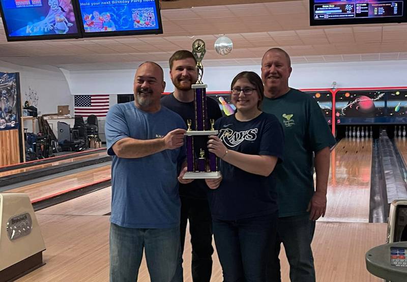 KKC Imaging took home this year's trophy at the Plano Area Chamber of Commerce held Jan. 29 at Hometown Lanes in Plano.