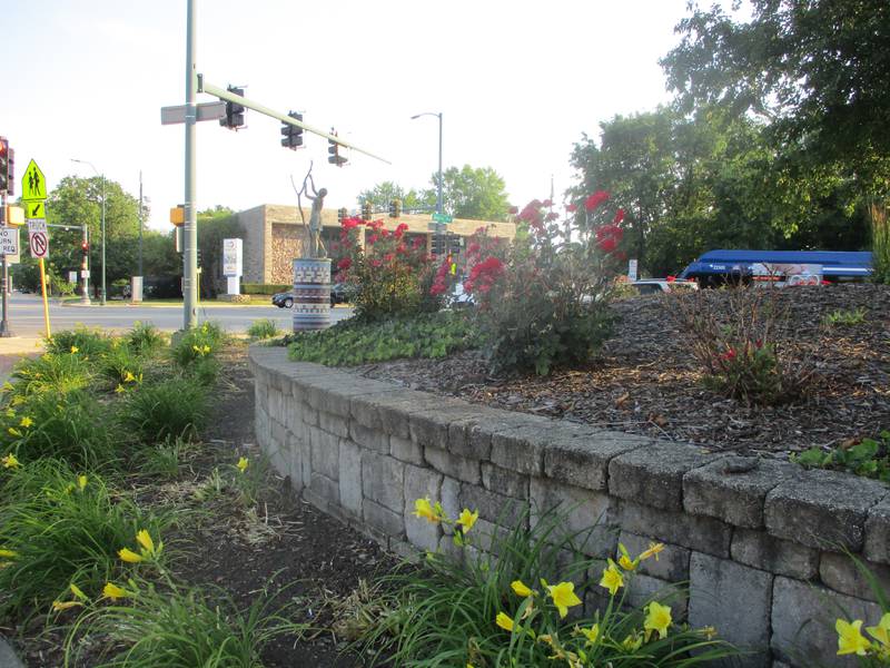 This Raynor Avenue corner at Six Corners is one of the Joliet sites slated for landscaping improvements in the city plan to improve its entryways this year. June 17, 2024